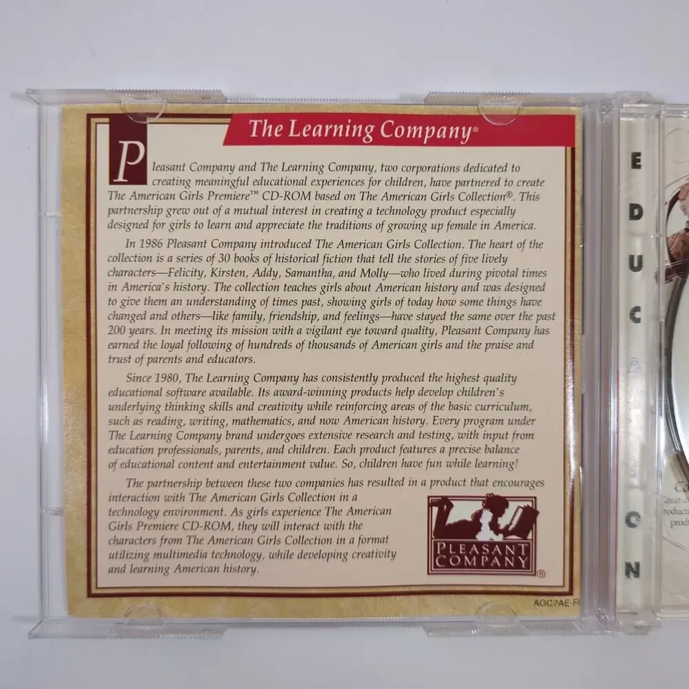 The American Girls Premiere PC CD-ROM Windows Macintosh Video Game